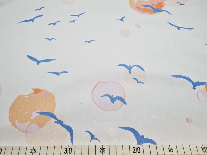 Canvas 'Sky Gazing' apricot Vögel 
