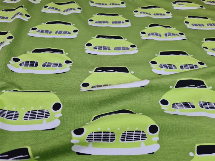 1,10m Bio Jersey Grün Auto Paapii Design 